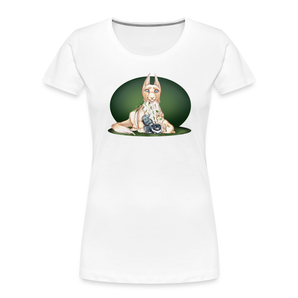 Warrior Cats Women’s Premium Organic T-Shirt - white