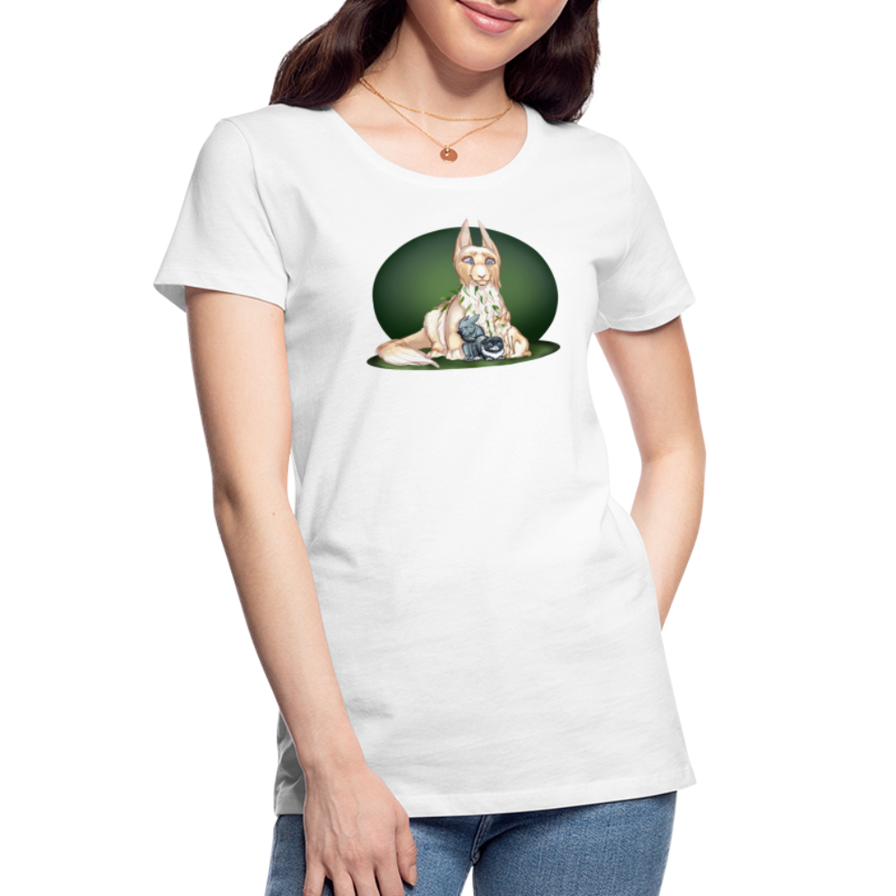 Warrior Cats Women’s Premium Organic T-Shirt - white