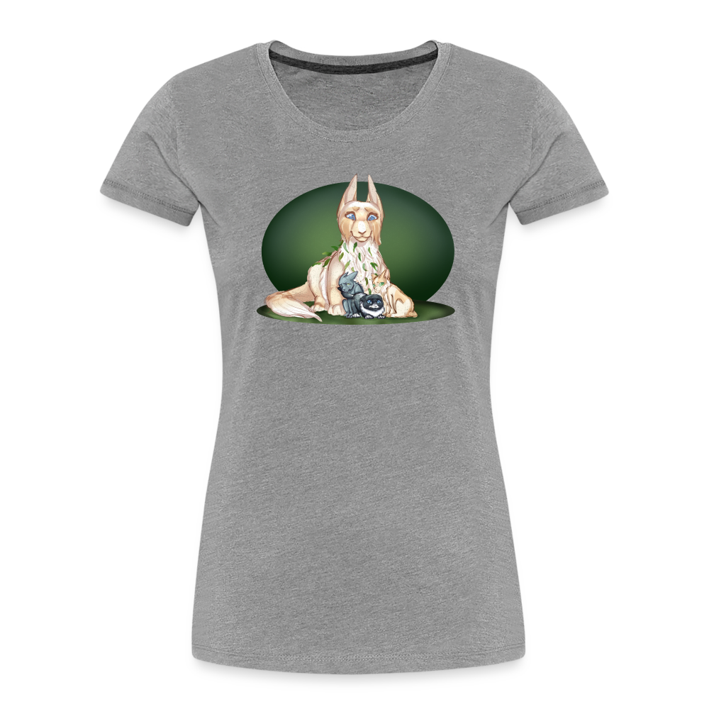 Warrior Cats Women’s Premium Organic T-Shirt - heather gray