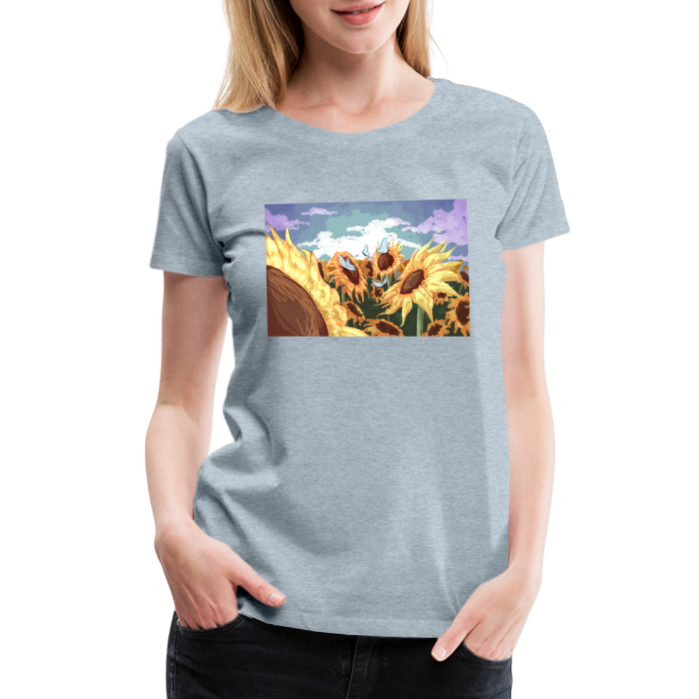 Sunflower Women’s Premium T-Shirt - heather ice blue